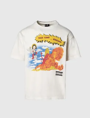 TIME IS ETERNAL SHOT SLEEVE TEE men's T-shirts