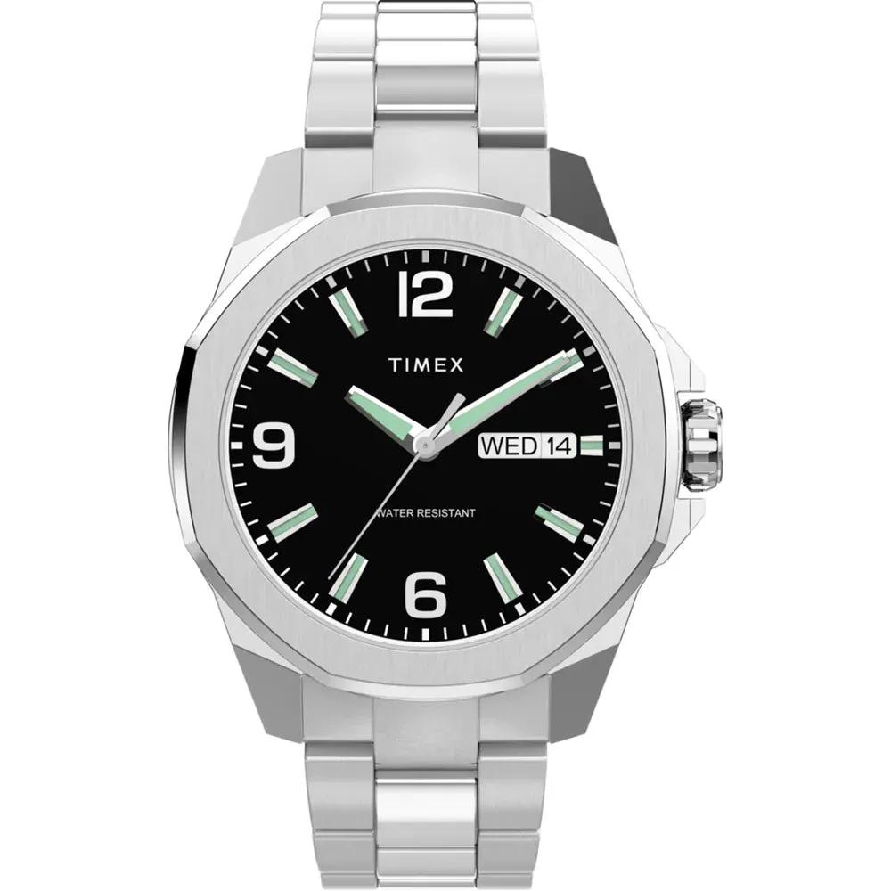 Timex Essex Ave Black Dial Watch TW2W92700 