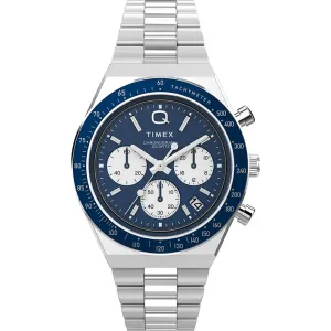Timex Q Chronograph Stainless Steel Watch TW2W51600 