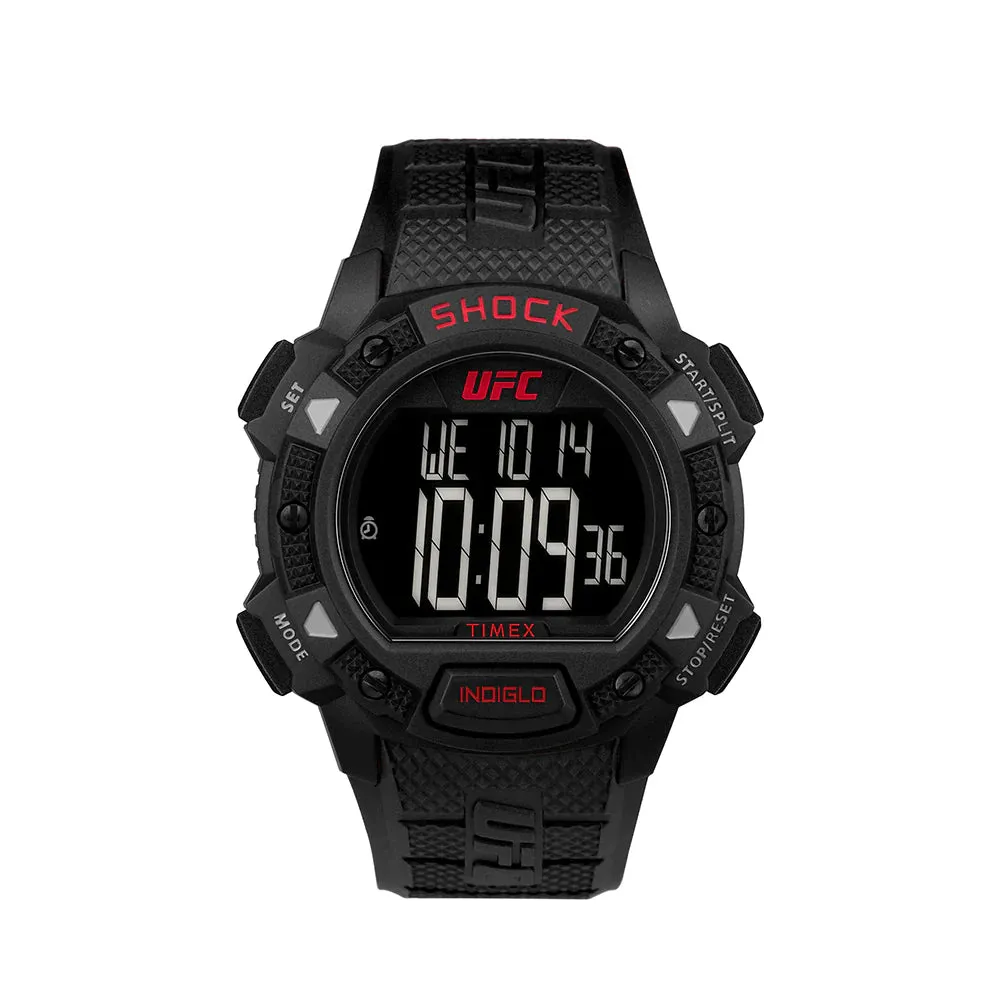 Timex UFC Core Shock Digital 45mm Resin Band Watch TW4B27400 
