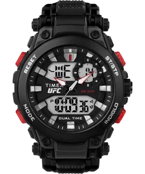 Timex UFC Impact 50mm Resin Strap Watch TW5M52800 