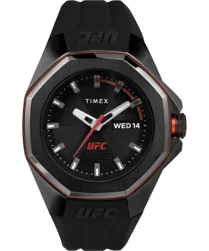 Timex UFC Pro 44mm Silicone Strap Watch TW2V57300 