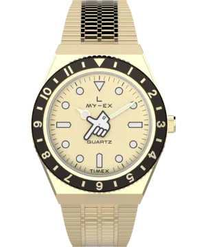 Timex x seconde/seconde/ Loser 38mm Limited Edition Gold Men's Watch TW2W70700 