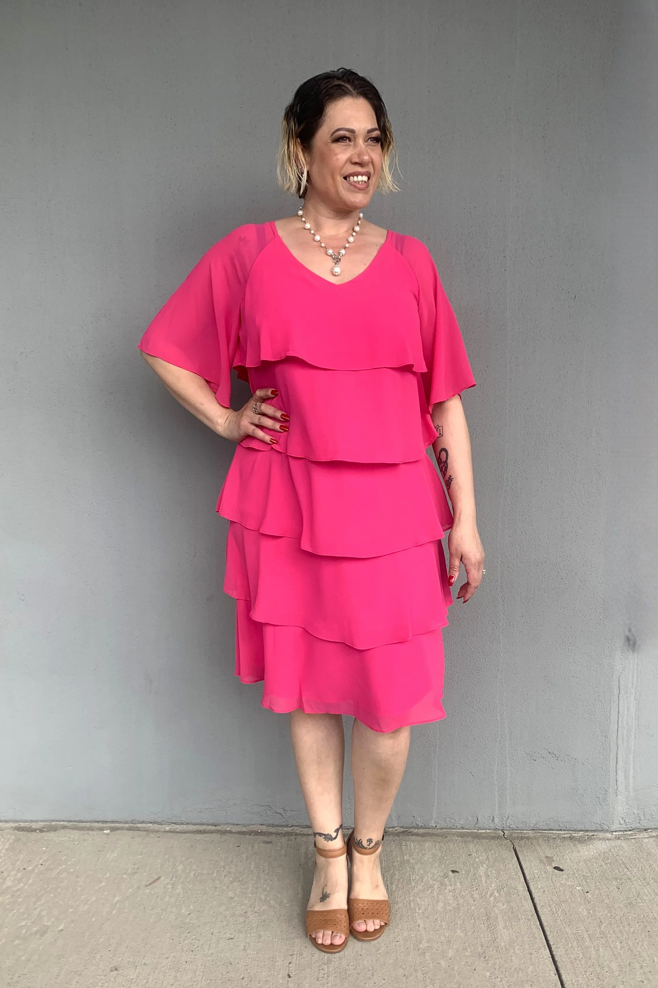 Tinta and Bariloche - SAN Sanlucar Frill Dress