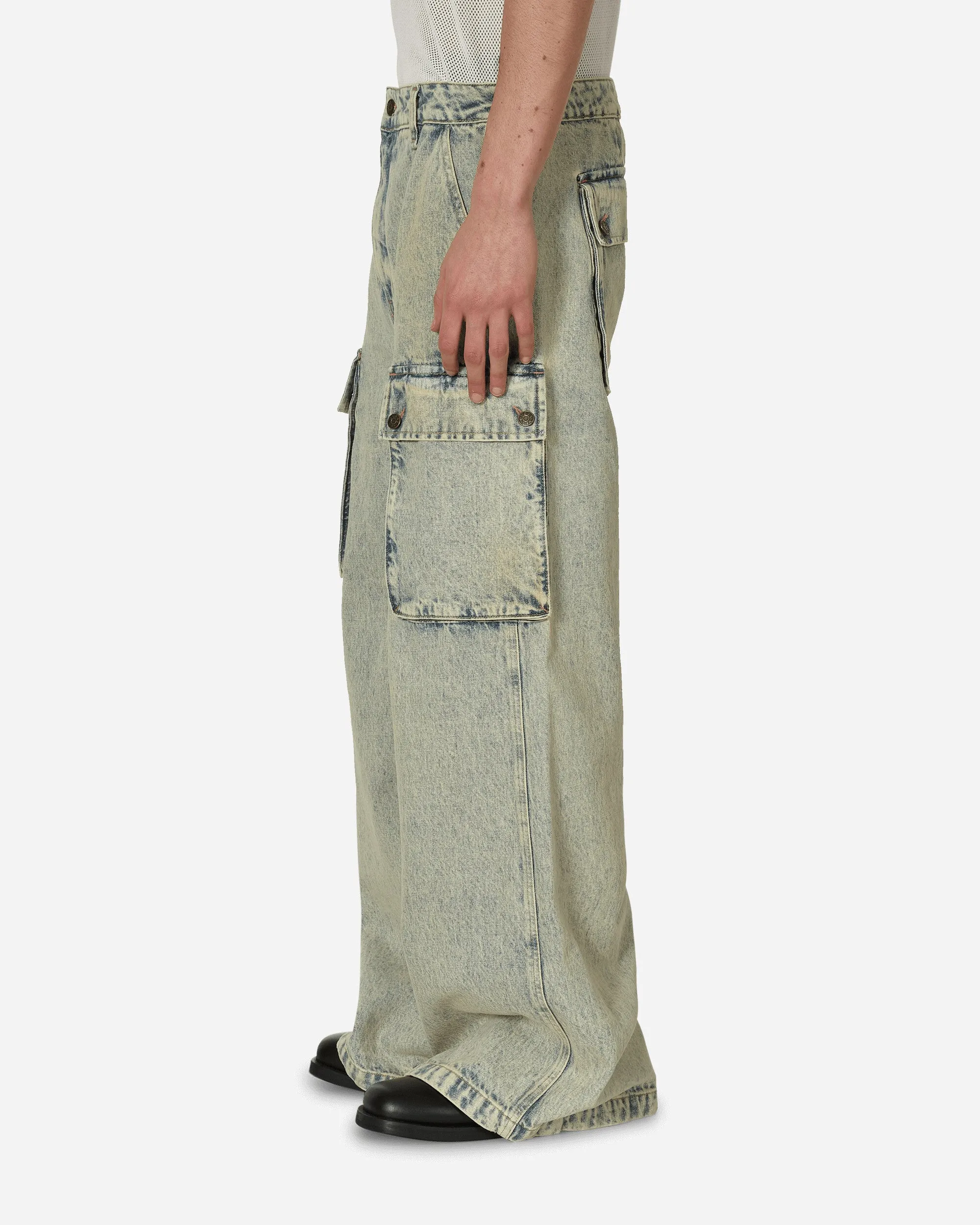 Tinted Combat Pants Light Wash