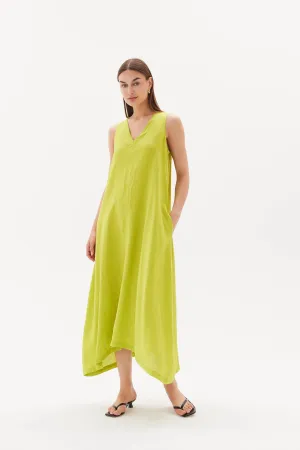 Clothings Tirelli - 23D3224 Easy Sleeveless Midi Dress Dresses women dresses dress stores