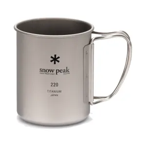 Titanium Single Mug 220 ml insulated camp mug discount collapsible silicone cup stainless steel tumbler with lid