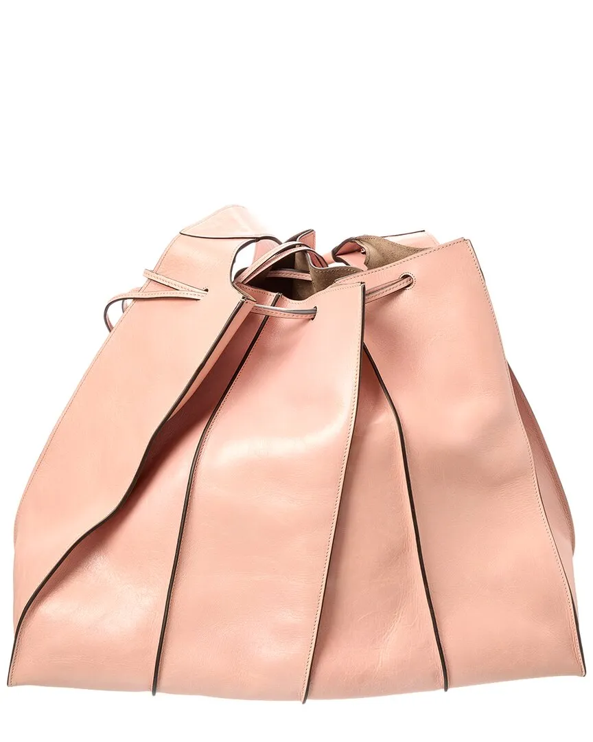 TOD??s Logo Grande Leather Bucket Bag