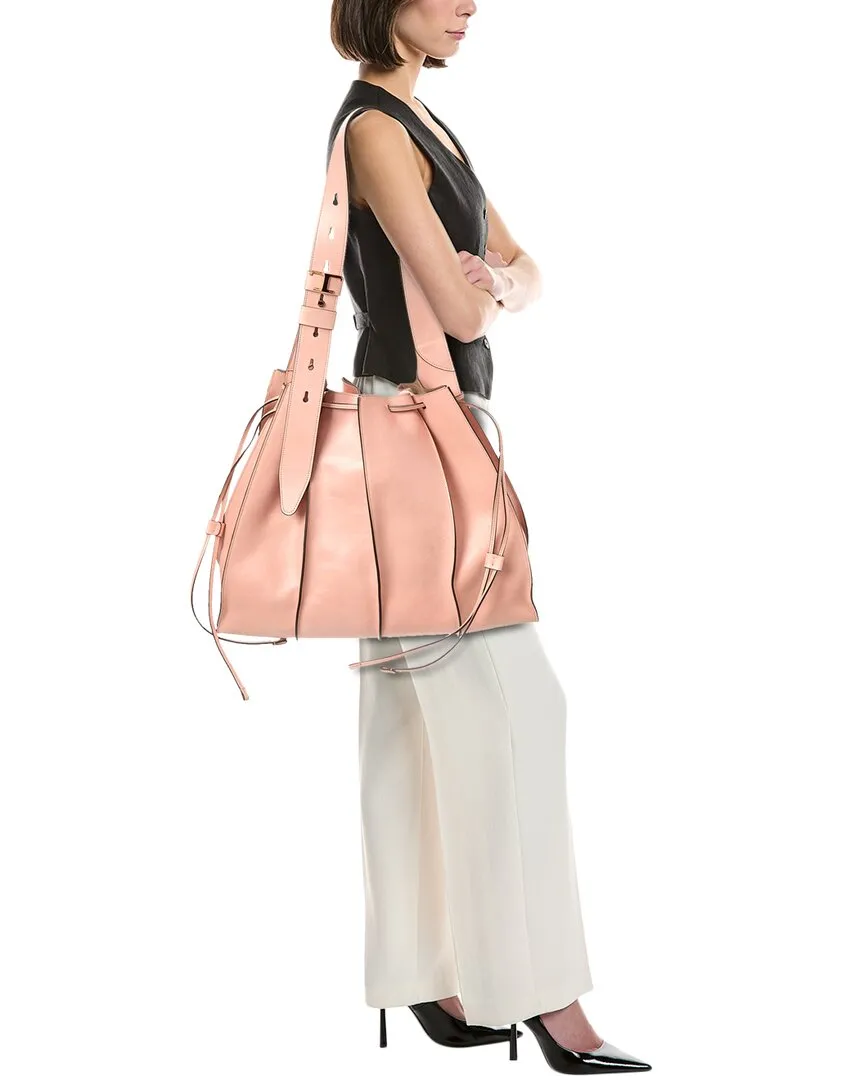 TOD??s Logo Grande Leather Bucket Bag