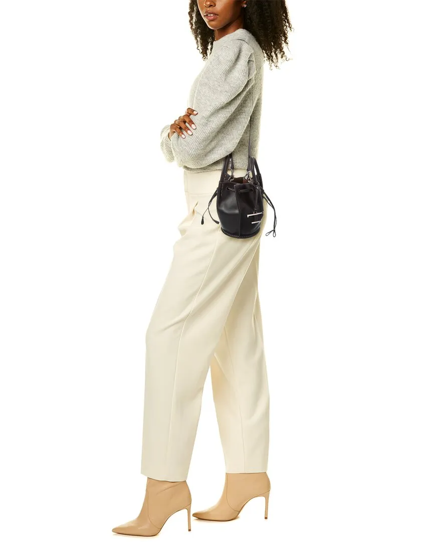 TOD??s Logo Mini Leather Bucket Bag