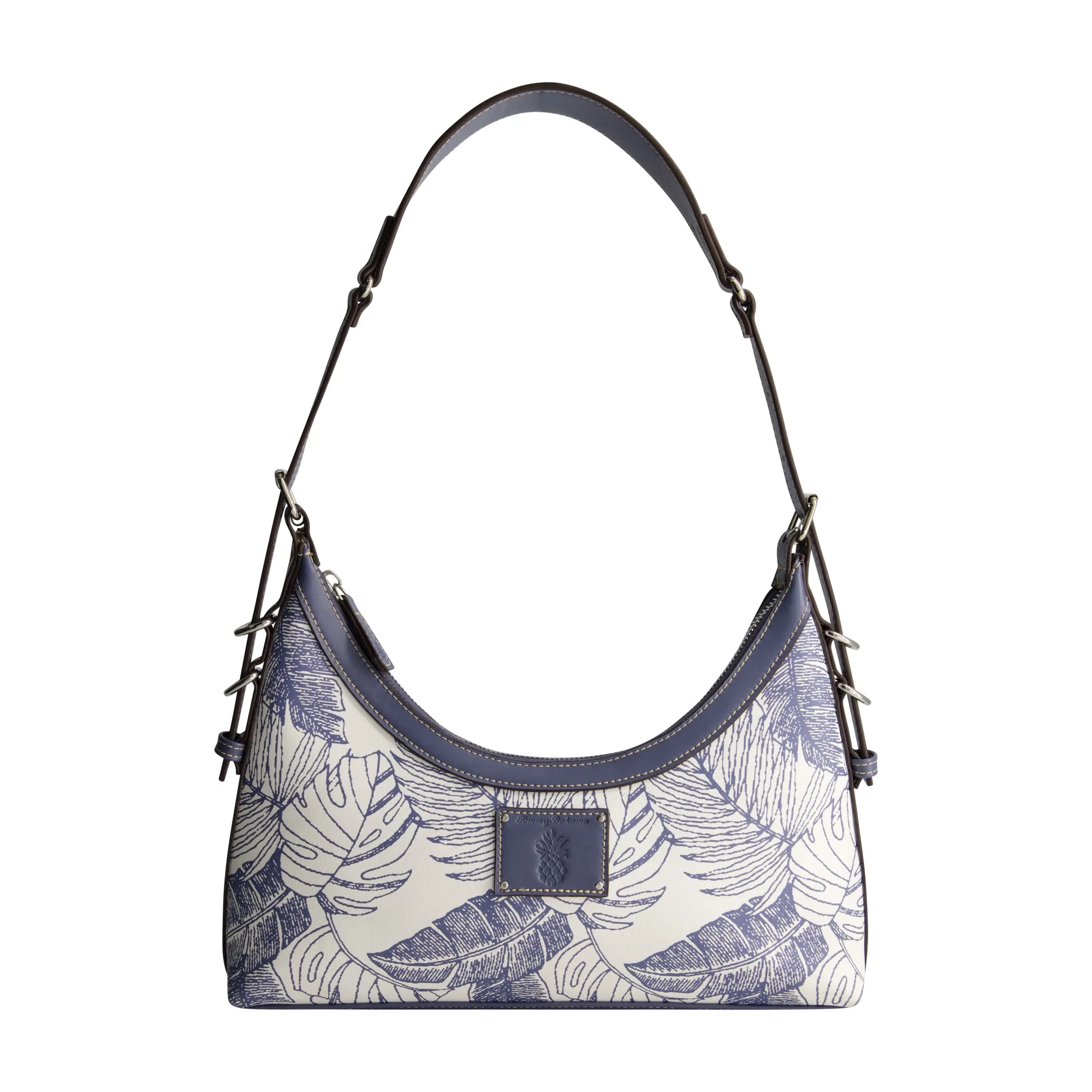 Tommy Bahama Graphic Leaf Print City Hobo stylish bucket bags