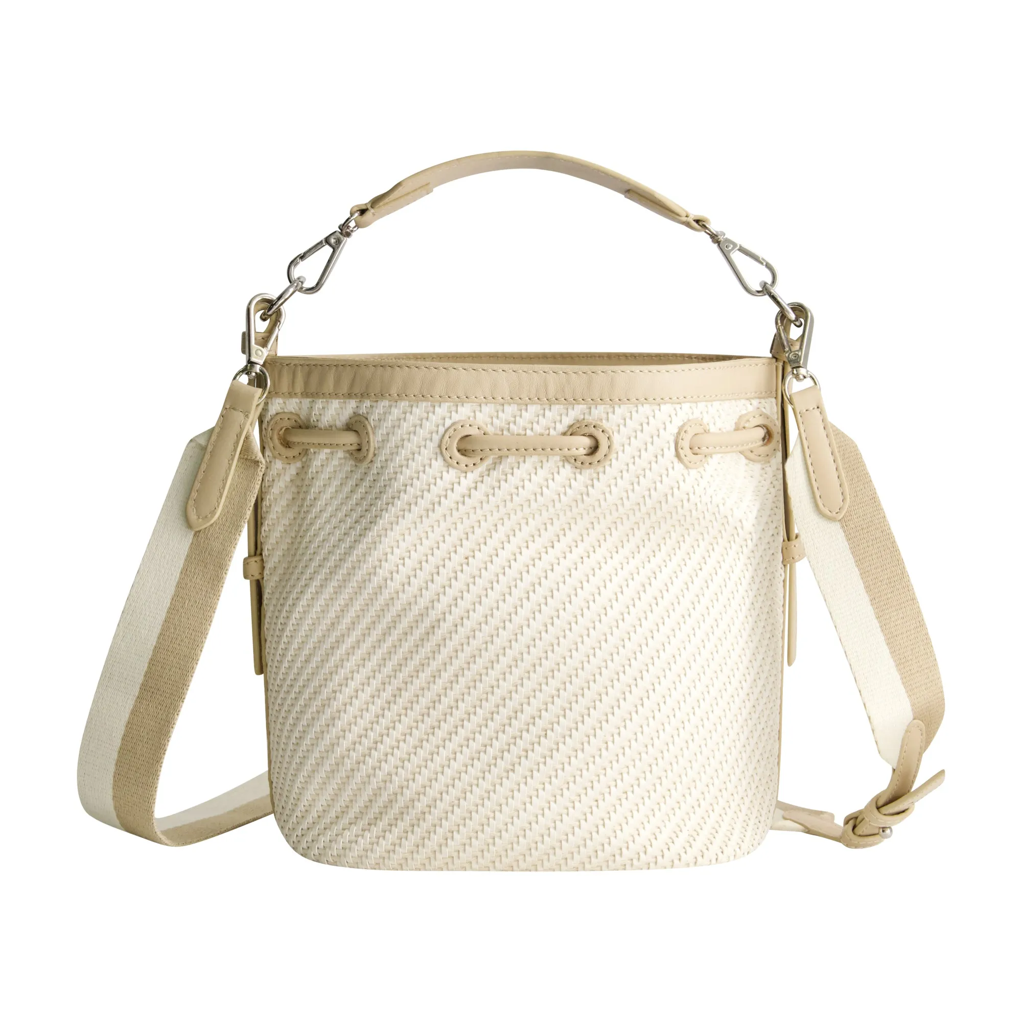 Tommy Bahama Soft Woven Drawstring Bucket Bag