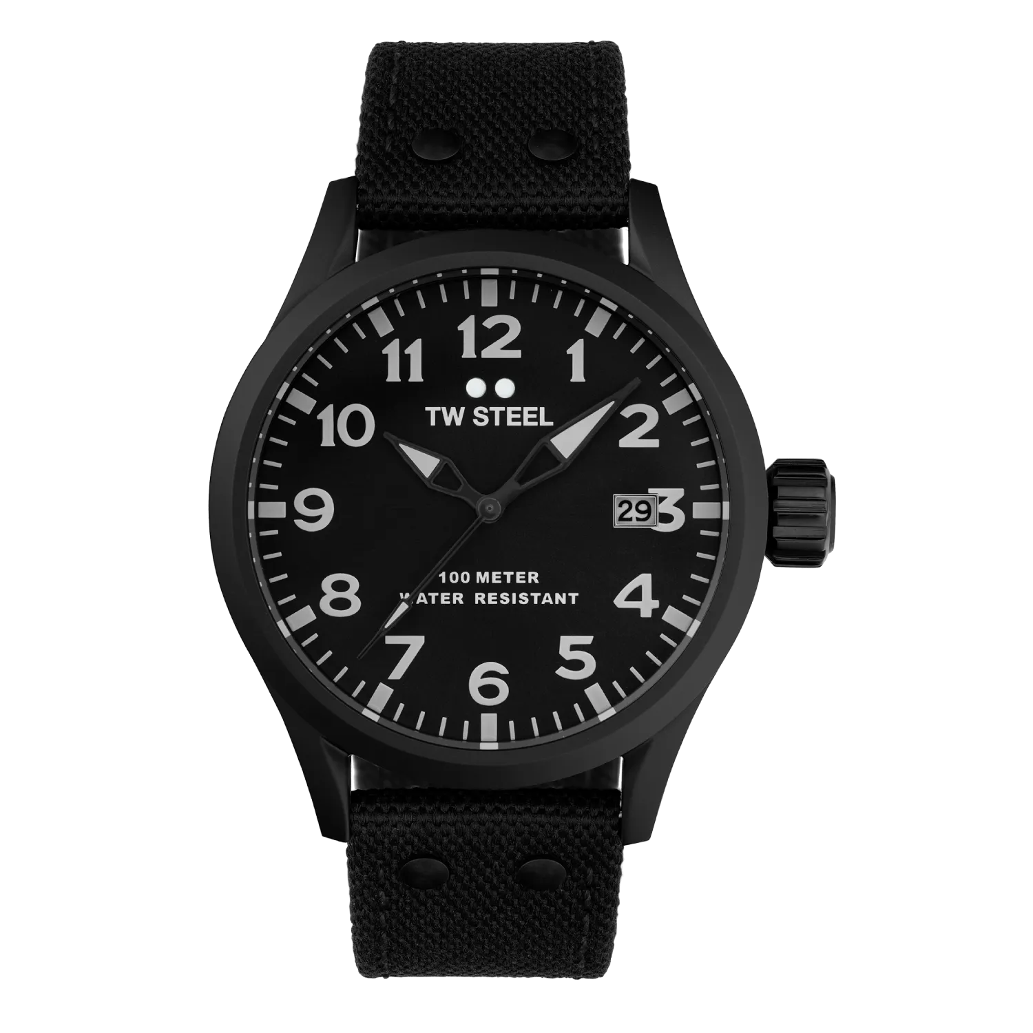 TW Steel Volante 45MM Black Dial Mens Watch VS103 