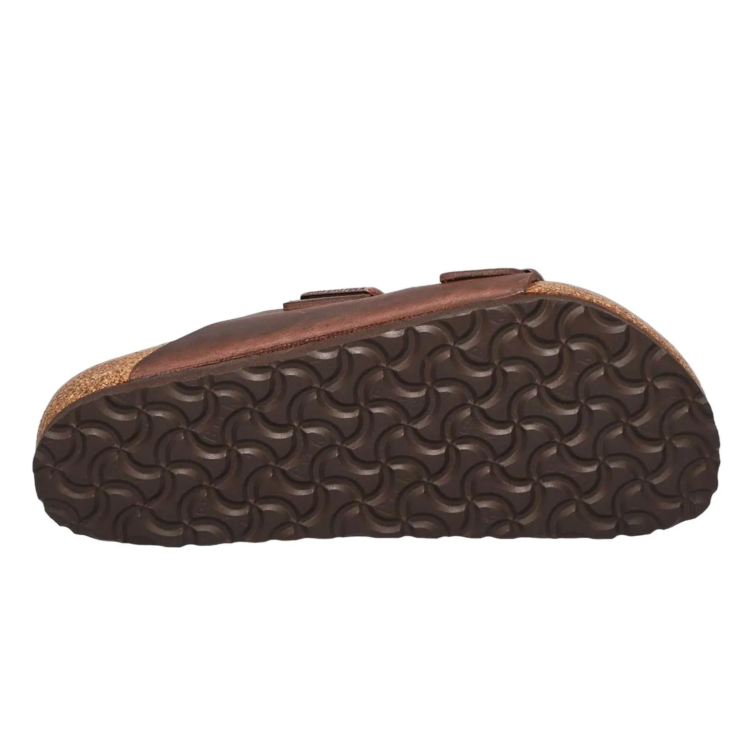 Sandale Arizona Soft Bed Unisexe en Cuir Huilé Habana