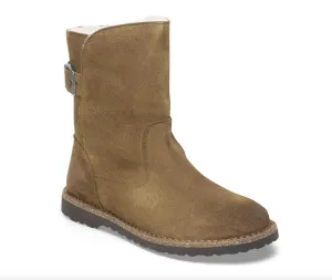 Botte en suédé shearling Uppsala - Thé foncé