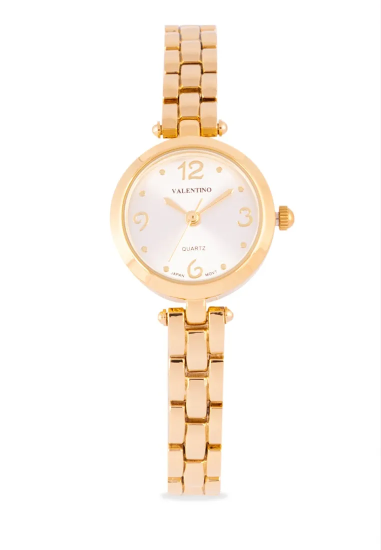 Valentino  20122206-SILVER DIAL Alloy Strap  Analog Watch for Women Affordable casual watches Sporty casual watches Affordable luxury casual watches