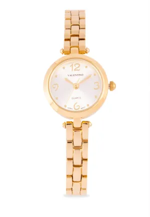 Valentino  20122206-SILVER DIAL Alloy Strap  Analog Watch for Women Affordable casual watches Sporty casual watches Affordable luxury casual watches