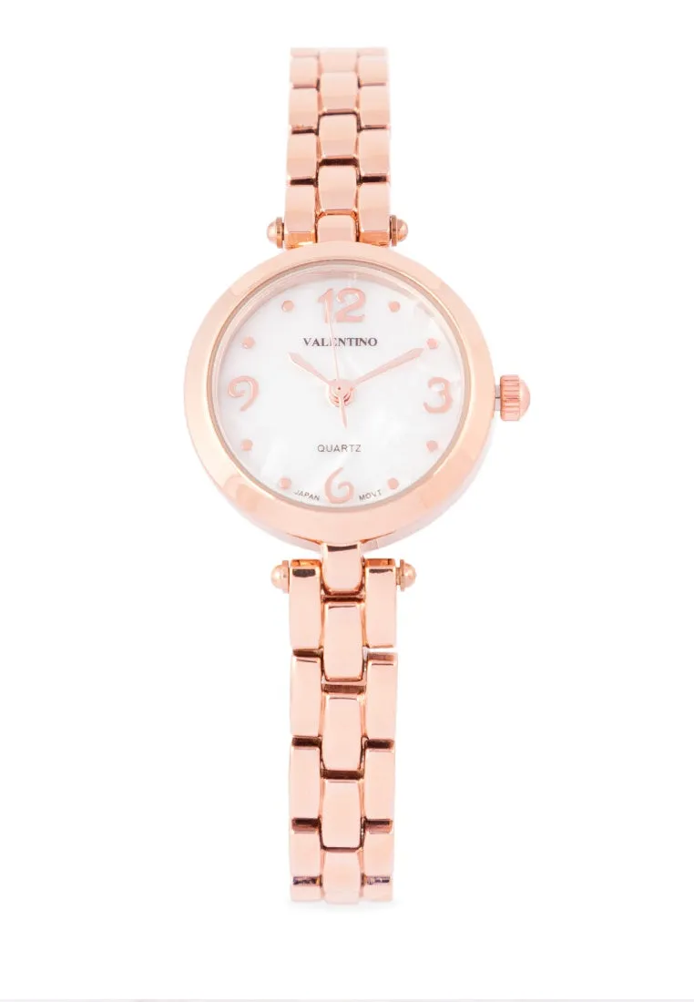 Valentino 20122207-MOP DIAL Alloy Strap  Analog Watch for Women Affordable casual watches Sporty casual watches Affordable luxury casual watches