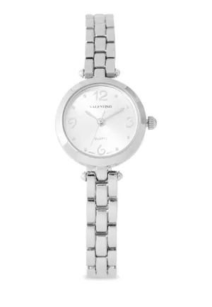 Valentino 20122208-SILVER DIAL Alloy Strap  Analog Watch for Women Affordable casual watches Sporty casual watches Affordable luxury casual watches