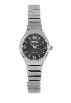 Valentino 20122281-BLACK DIAL Stainless Steel Watch for Women Affordable casual watches Sporty casual watches Affordable luxury casual watches