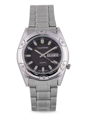 Valentino 20122295-BLACK DIAL Stainless Steel Watch for Women Affordable casual watches Sporty casual watches Affordable luxury casual watches