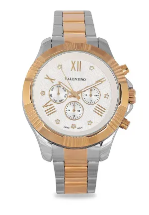 Valentino 20122301-TT-WHT DL Stainless Steel Watch for Women Affordable casual watches Sporty casual watches Affordable luxury casual watches