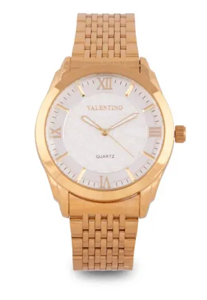 Valentino 20122319-WHT WHT DIAL Gold Watch for Women Affordable casual watches Sporty casual watches Affordable luxury casual watches