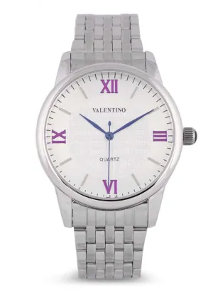 Valentino 20122323-WHITE DIAL Silver Stainless Steel Watch for Women Affordable casual watches Sporty casual watches Affordable luxury casual watches