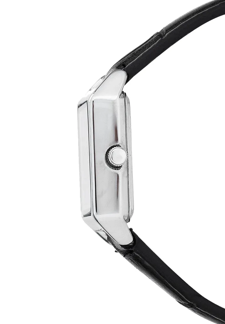 Valentino 20122376-BLK STRAP - BLACK DIAL Leather Strap Analog Watch for Women