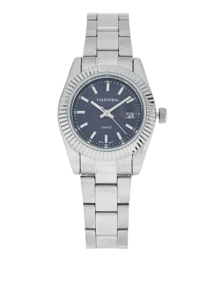 Valentino 20122469-BLUE DIAL Stainless Steel Strap Analog Watch for Women Affordable casual watches Sporty casual watches Affordable luxury casual watches