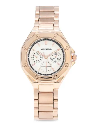 Valentino 20122471-SILVER DIAL Stainless Steel Strap Analog Watch for Women Affordable casual watches Sporty casual watches Affordable luxury casual watches