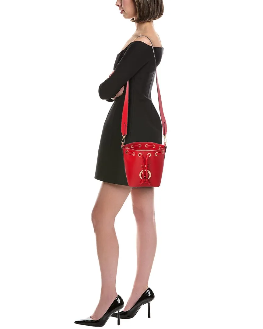 Valentino by Mario Valentino Jules Bonbonniere Leather Bucket Bag
