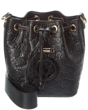 Valentino by Mario Valentino Jules Dollaro Monogram Leather Bucket Bag stylish bucket bags