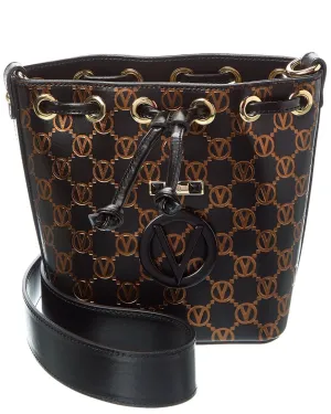 Valentino by Mario Valentino Jules Monogram Leather Bucket Bag stylish bucket bags