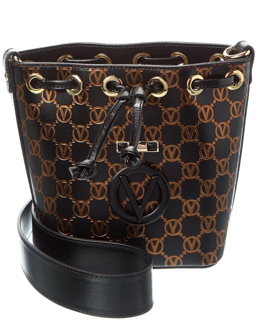 Valentino by Mario Valentino Jules Monogram Leather Bucket Bag stylish bucket bags