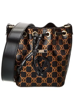 Valentino by Mario Valentino Jules Monogram Leather Bucket Bag stylish bucket bags