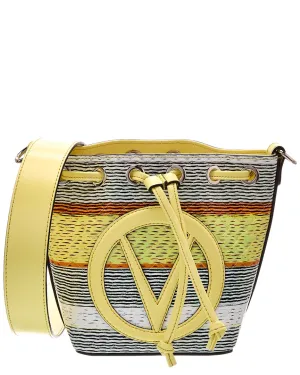 Valentino by Mario Valentino Jules Tresse Leather Bucket Bag stylish bucket bags