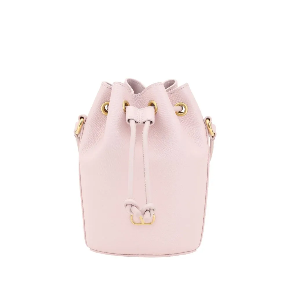 Valentino Garavani Mini Vlogo Drawstring Bucket Women's Bag stylish bucket bags