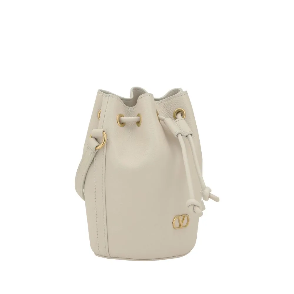 Valentino Garavani Mini Vlogo Drawstring Bucket Women's Bag