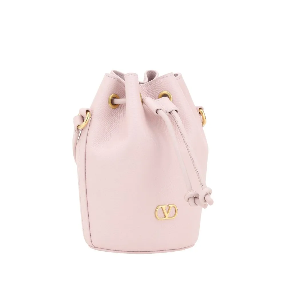 Valentino Garavani Mini Vlogo Drawstring Bucket Women's Bag