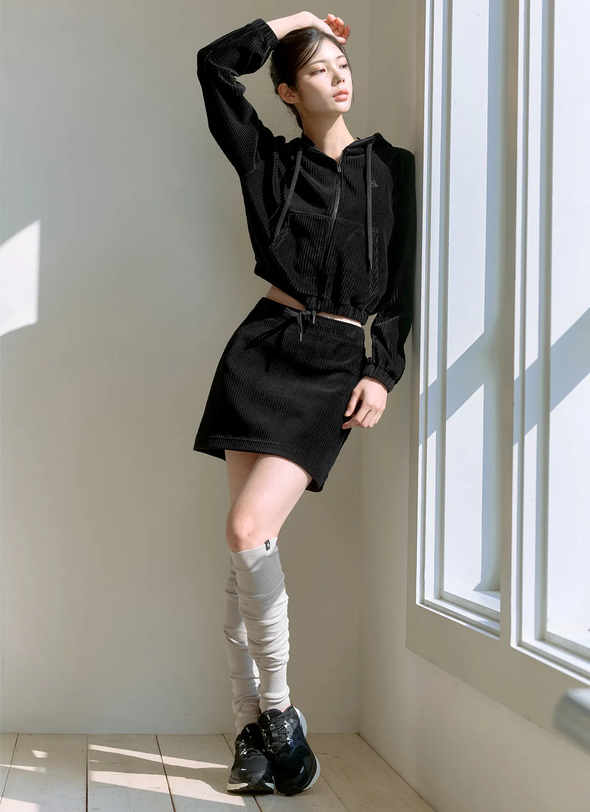 Velor Corduroy Skirt