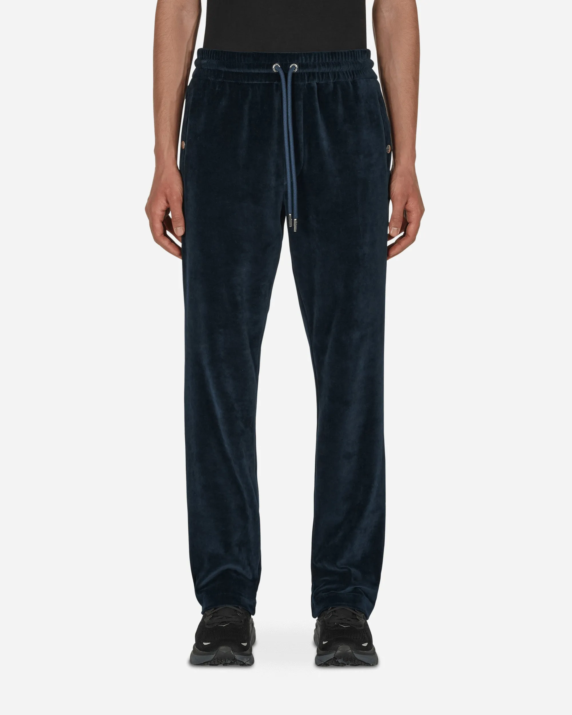 Velvet Sweatpants Blue Men's sweatshirt