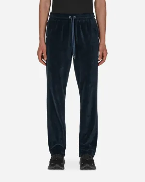 Velvet Sweatpants Blue Men's sweatshirt