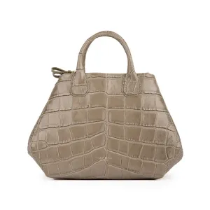 Vera Croco 14" - Light Beige handle bags on sale