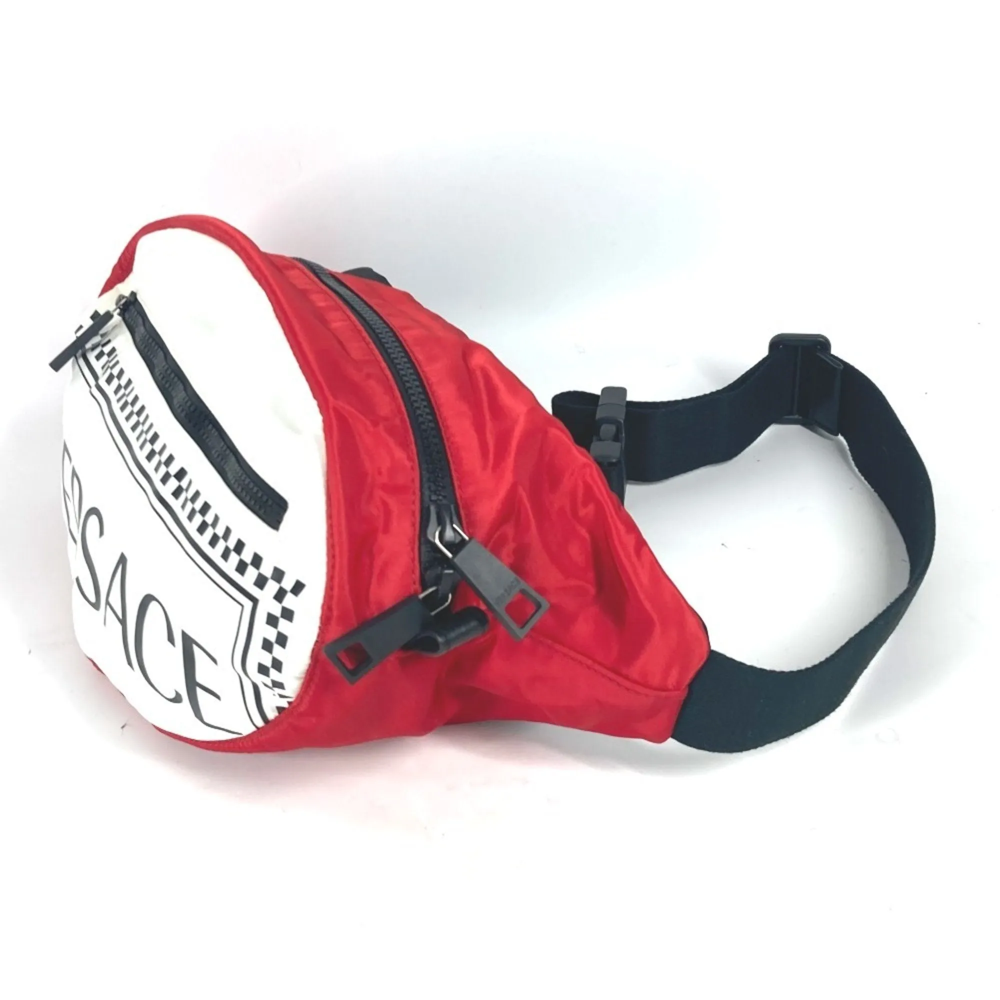 Versace Color Nylon Shoulder Bag Sling Bag (Pre-Owned)