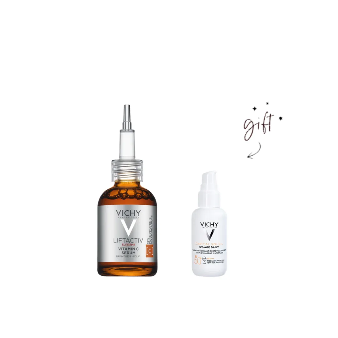 Vichy Liftactiv Vitamin C Serum Bundle   Gift