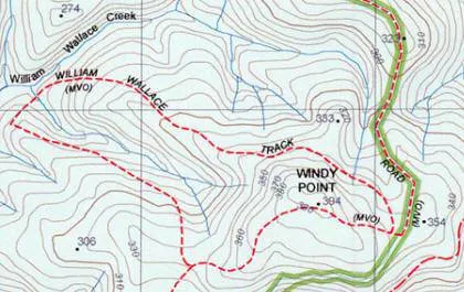 Vicmap Bunyip State Park Special 1:25,000 Double Format Map