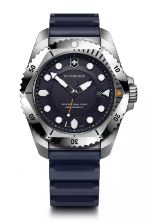 Victorinox Dive Pro 43mm Blue Rubber Blue Dial Watch 241991 