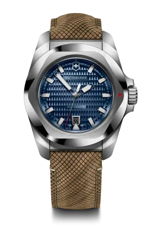 Victorinox I.N.O.X Automatic 41mm Set Bamboo Band Blue Dial Watch 242018.1 