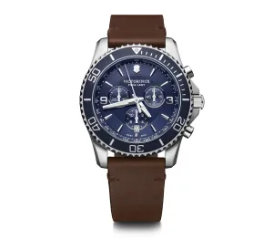 Victorinox Maverick Chronograph Blue Dial Mens Watch 241865 